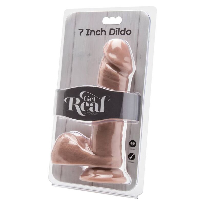 GET REAL - GODE 18 CM AVEC BILLES EN PEAU – Image 2