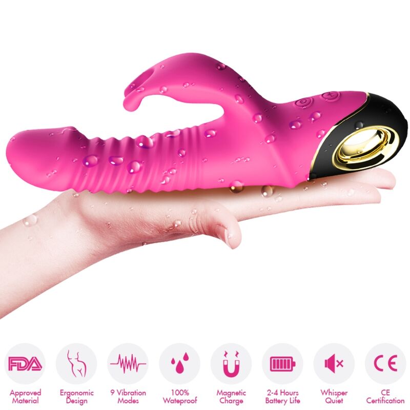 ARMONY - ZING GODE VIBRATEUR LAPIN FUCHSIA – Image 4