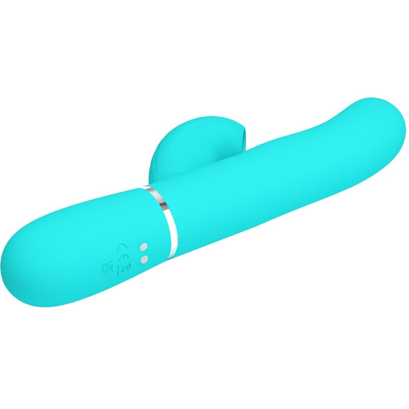 PRETTY LOVE - PERLITA VIBRATEUR MULTIFONCTION 3 EN 1 POINT G VERT AQUA – Image 4