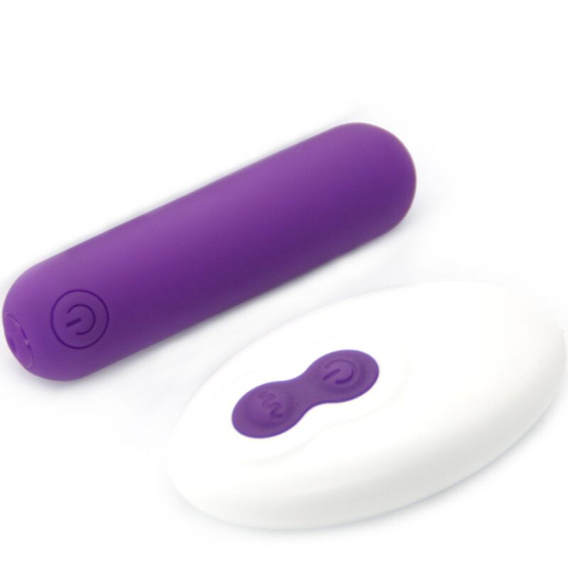 ARMONY - SPLASH JOLINE VIBRATEUR BULLET TÉLÉCOMMANDE EN SILICONE 10 VIBRATIONS 65 X 15 CM VIOLET – Image 3