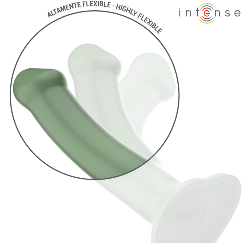 INTENSE - BECCA VIBRATEUR AVEC VENTOUSE 10 VIBRATIONS TÉLÉCOMMANDE VERTE – Image 5