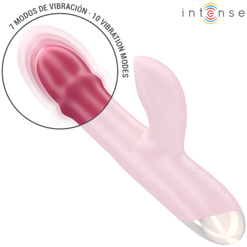 INTENSE - CHLOE VIBRATEUR MULTIFONCTION 3 EN 1 ROUGE – Image 5