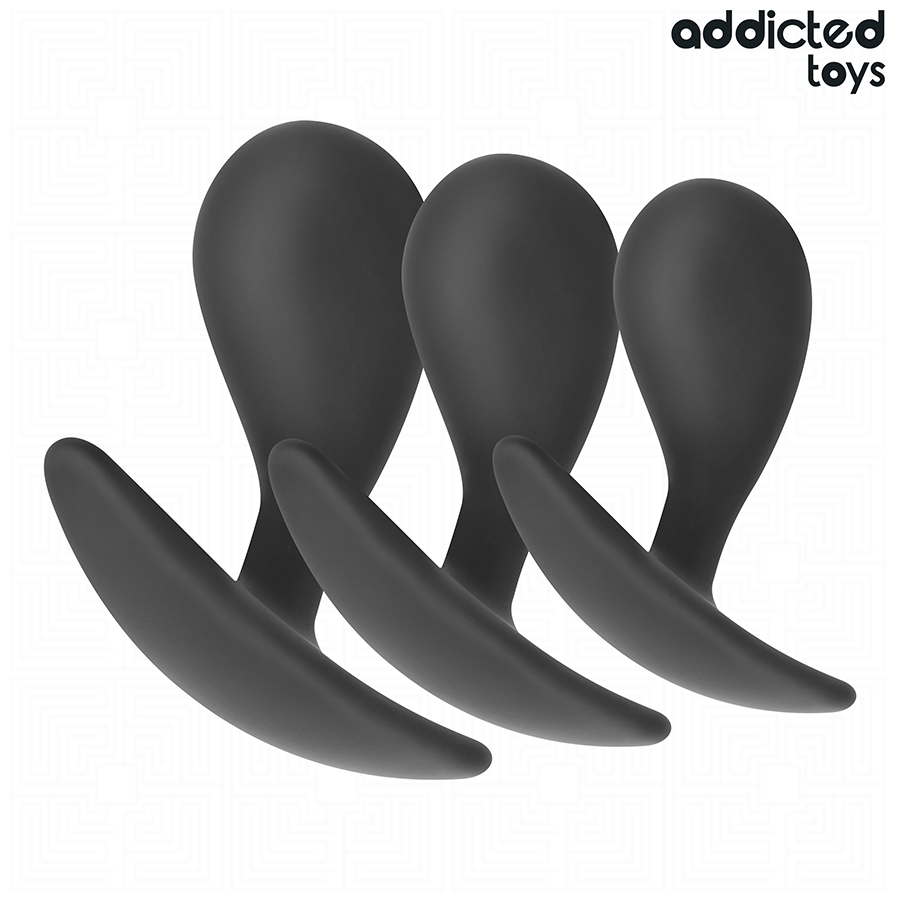ADDICTED TOYS - LOT DE 3 PLUG ANAL MODÈLE 3 – Image 2