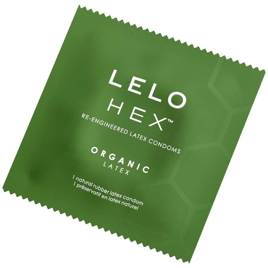 LELO - HEX BOÎTE DE PRÉSERVATIFS BIOLOGIQUES 3 UNITÉS – Image 3