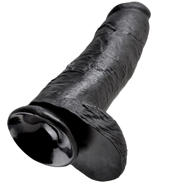 KING COCK - 12 GODE NOIR AVEC BOULES 30.48 CM – Image 4