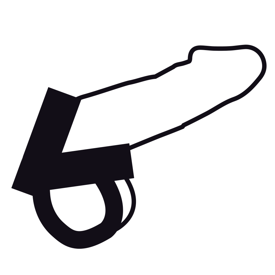 DARKNESS - ANNEAU CUTANÉ POUR PÉNIS ET TESTICULES – Image 2