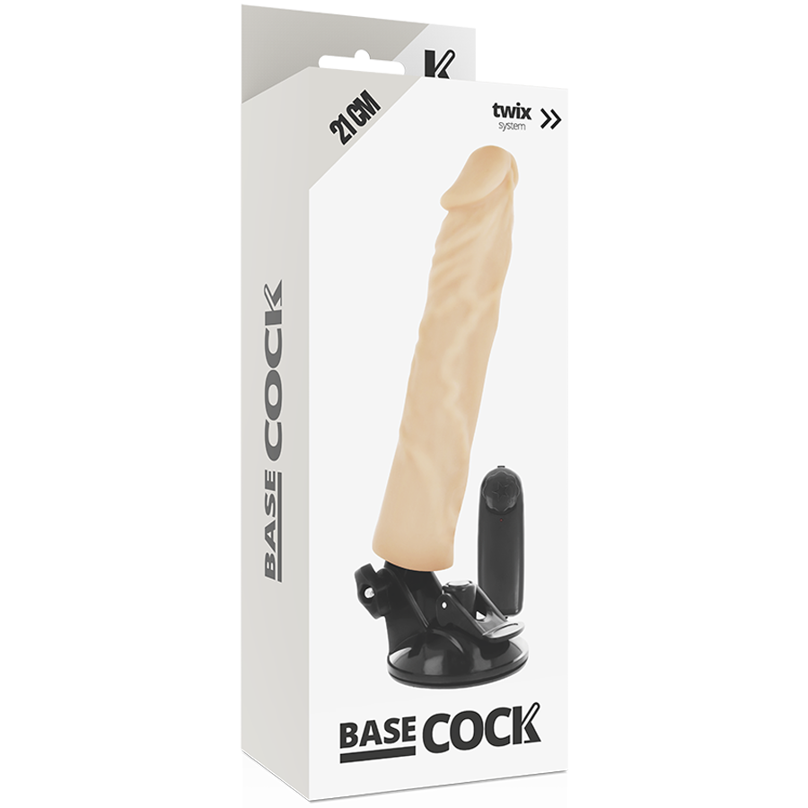 BASECOCK - VIBRADOR REALÍSTICO CONTROL REMOTO NATURAL 21 CM -O- 4 CM – Image 5